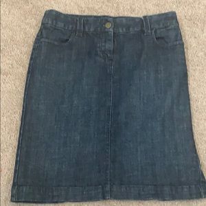 J. Crew Denim Skirt
